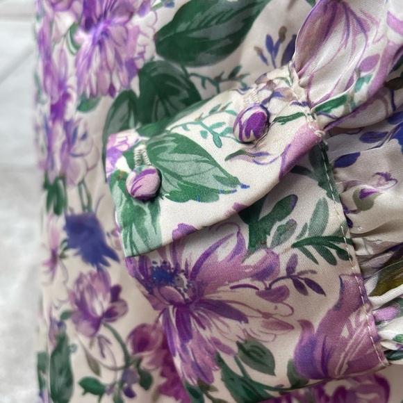 Zara Floral Long Sleeve Dress - Picture 10 of 13